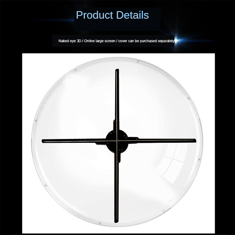 1024 pieces 2500nits 4K Hologram Led Fan Factory Price Sale Projector Hologram Advertising 3d Holographic Screens