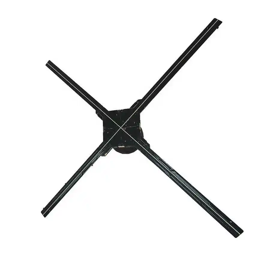 2020 wifi control 75cm led 3d holographic lamp advertising hologram display fan machine 1