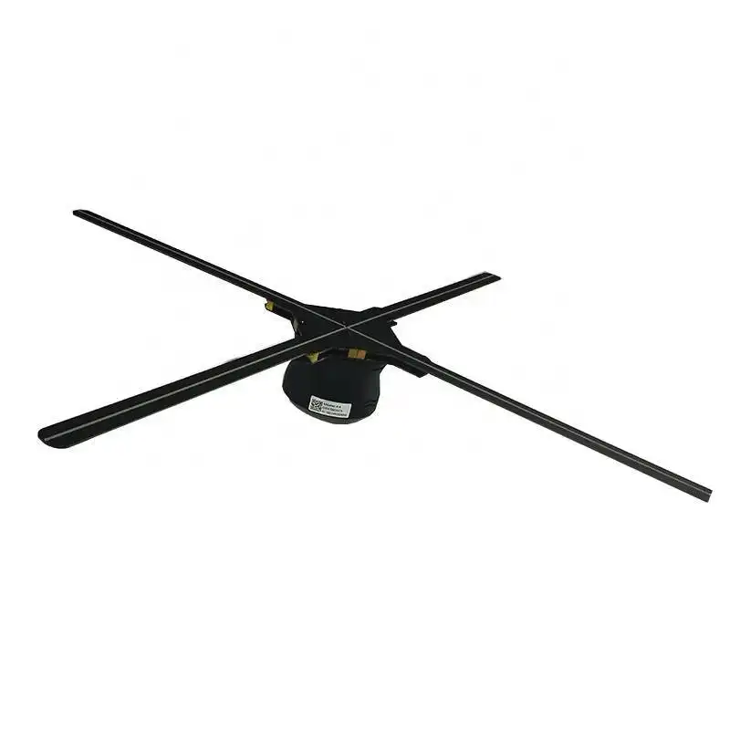New design projector holographic 3d led advertising display fan 1