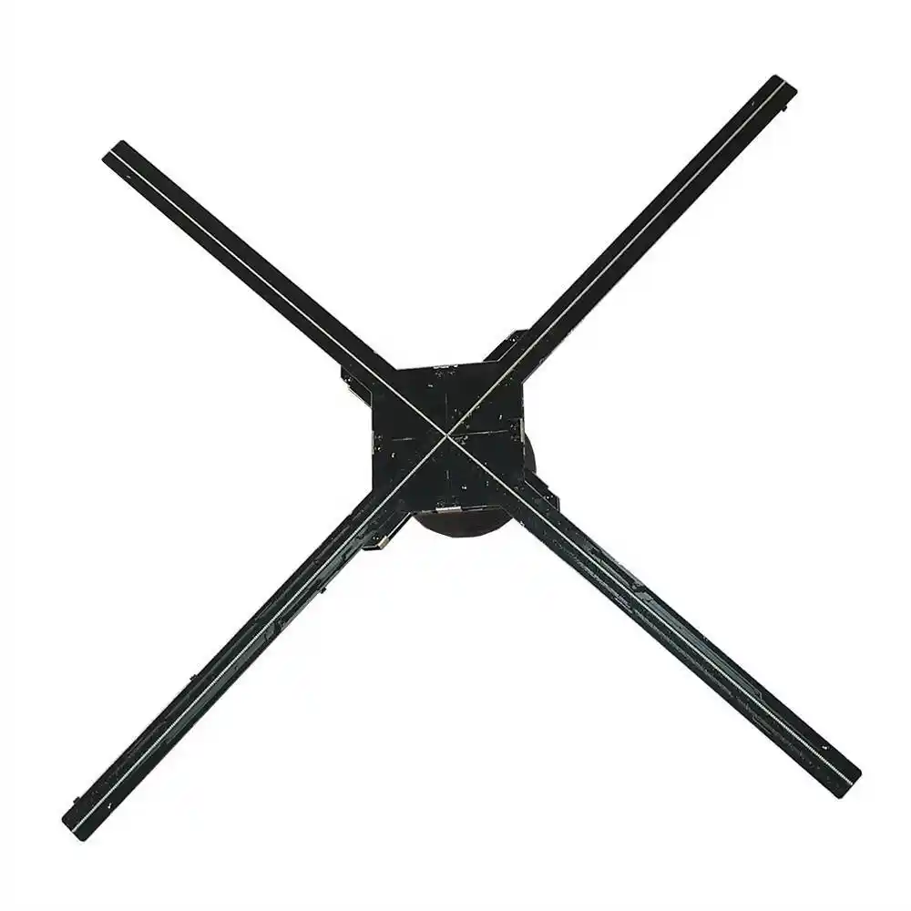 Pantalla de empalme de 65cm, ventilador publicitario con holograma WIFI, pantalla holográfica Led Android 3d, WIFI interior 2,4G, gestión de teléfono móvil 1