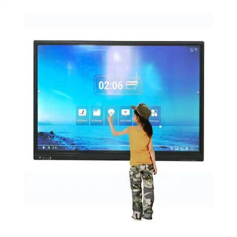 Chinese Factory 75 4K IrAll In One Smart Display Lcd Touch Screen For Meeting Education And Home 1