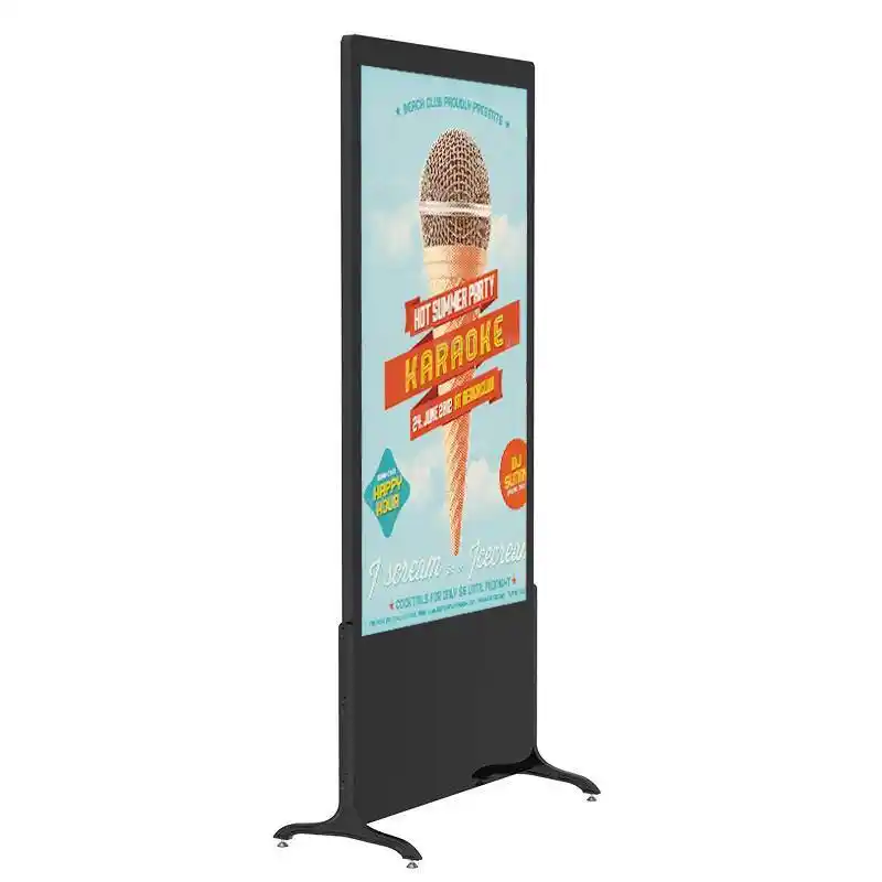 Directo de fábrica 55 Floor-Stand Lcd Digital Signage Pantallas publicitarias Reproductor publicitario Pantalla de medios digitales 1