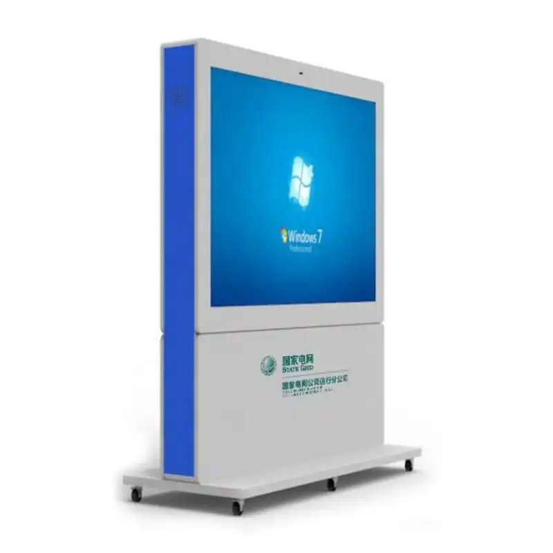 تصميم شاشة عرض LCD مرنة للإعلانات الخارجية وشاشات لافتات رقمية تعمل باللمس 1