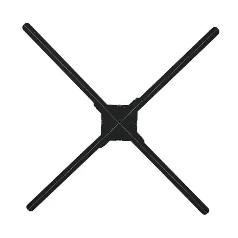 2020 Hot sale cloud control 65cm 4 blades hologram display 3d led advertising electric hologfraphic fan 1
