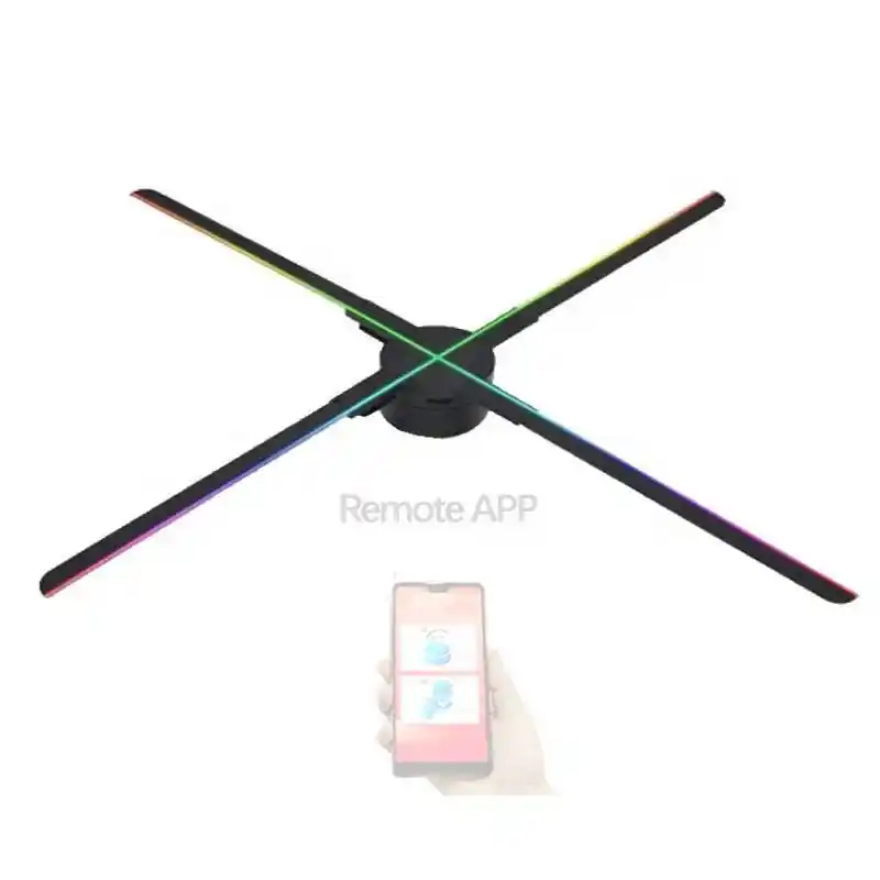 Great quality hologram 3d led advertising display screen fan with wifi control holographic 1