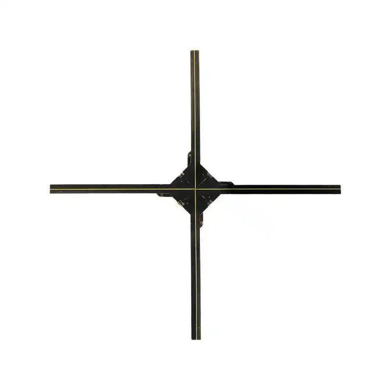 Regalos de compras 100cm cubierta de empalme LED holograma ventilador proyector 3d pantalla holográfica 1