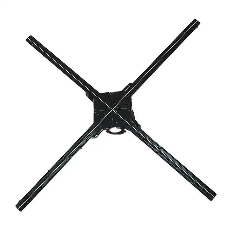 2020 New Technology Advertising LED Spinning Four Wing 3D Hologram Fan Wholesale 1