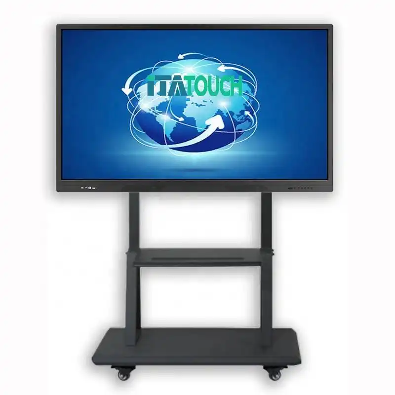 Infrared Usb Screen Touch Panel Finger or any Objects Touch Smart Magnetic Pens Best Selling 70'' 75'' Led/lcd 10 Points 1-year 1