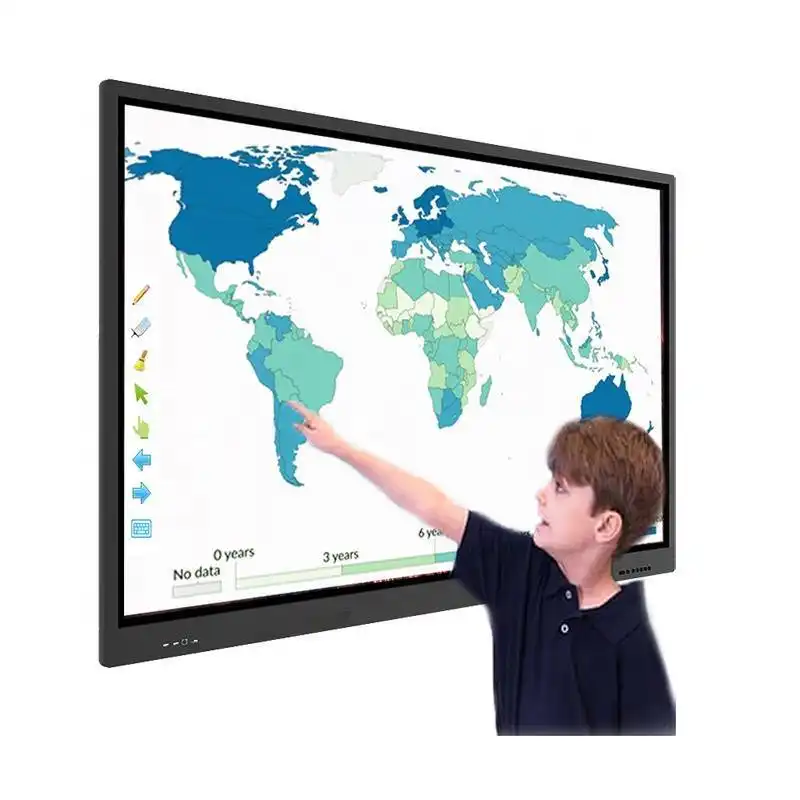 Chinese Factory Smart Whiteboard Tv Board Price 65 75 86 Multi Touch Screen Monitor 1