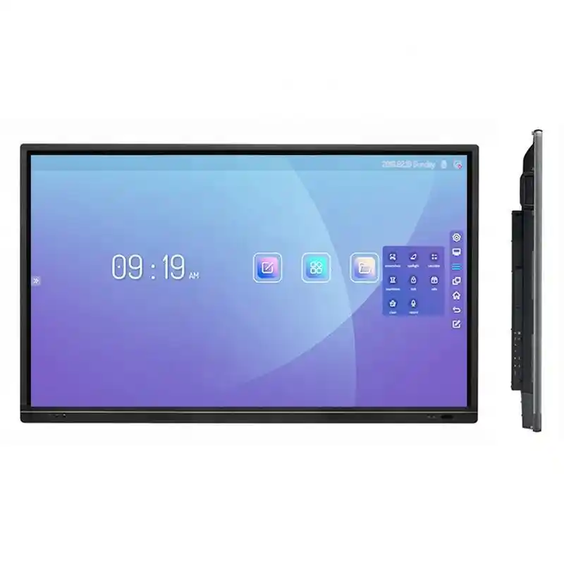 El panel interactivo llevado superior de Whiteboard interactivo Ir 4K de la pantalla táctil del Lcd Android Pizarra Digital 55 1