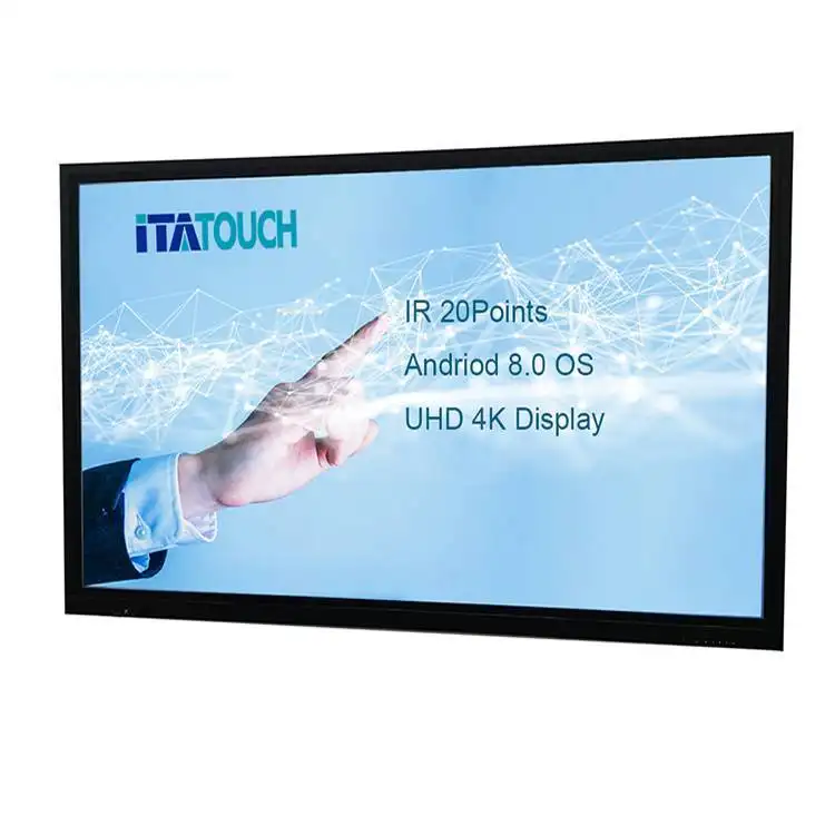 Top 10 Manufacturer Price Smart screen tv whiteboard Interactive touch for e-learning classroom 1