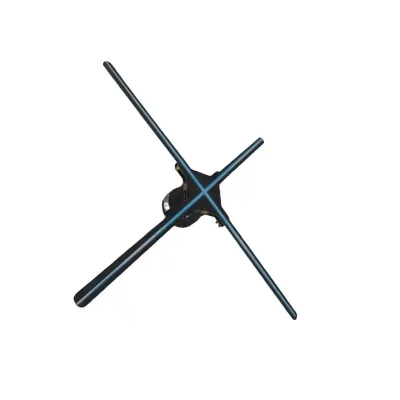 2020 cuatro cuchillas 1920*1080 70cm holograma publicitario interior 3D ojos desnudos holográficos ventilador LED 3D con Control por aplicación Wifi 1