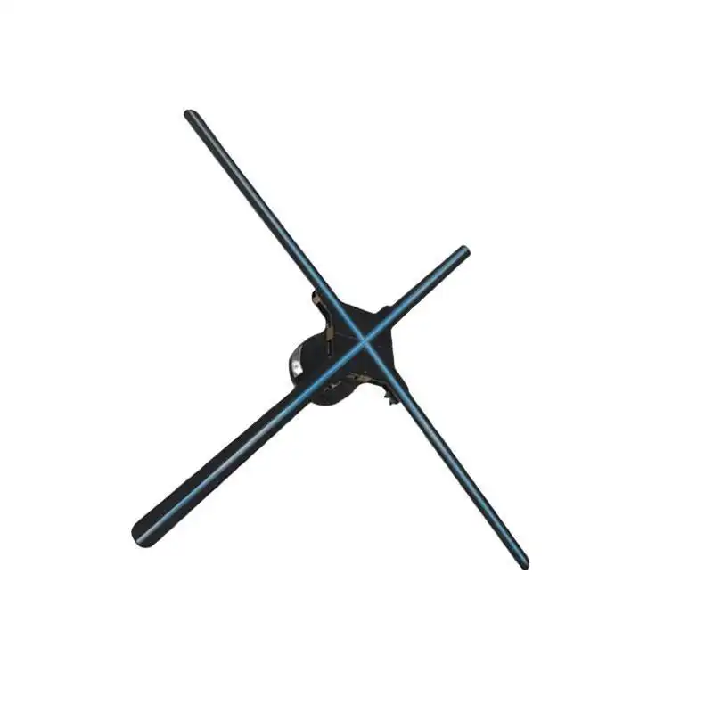 2020 Four Blades 1920*1080 70cm Indoor Advertising Hologram 3D Holographic Naked Eyes 3D LED Fan with Wifi App Control 1