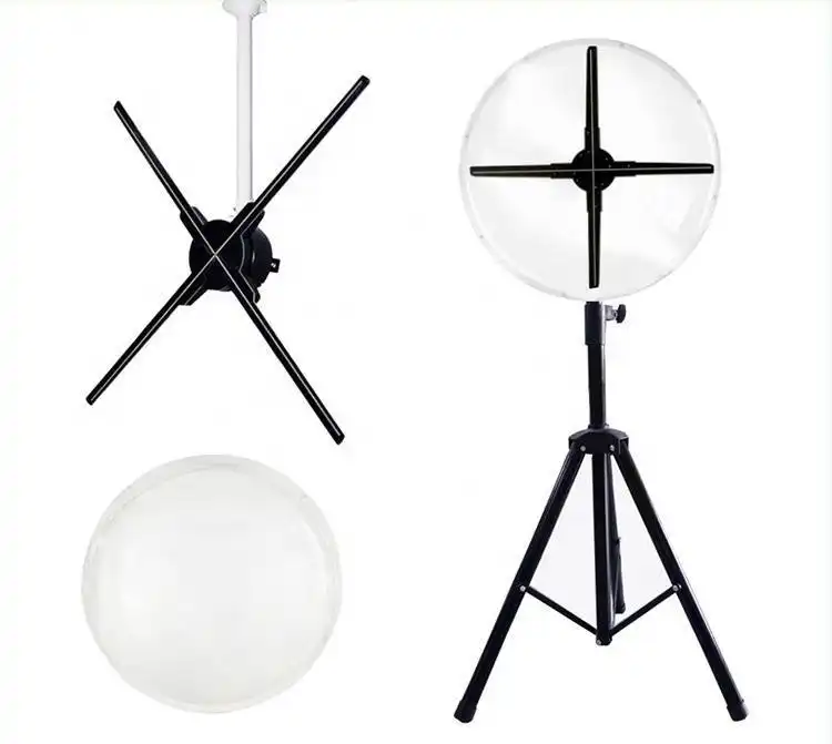 Factory direct price high quality 3d hologram display fan 4 blades for 75cm advertising player 1