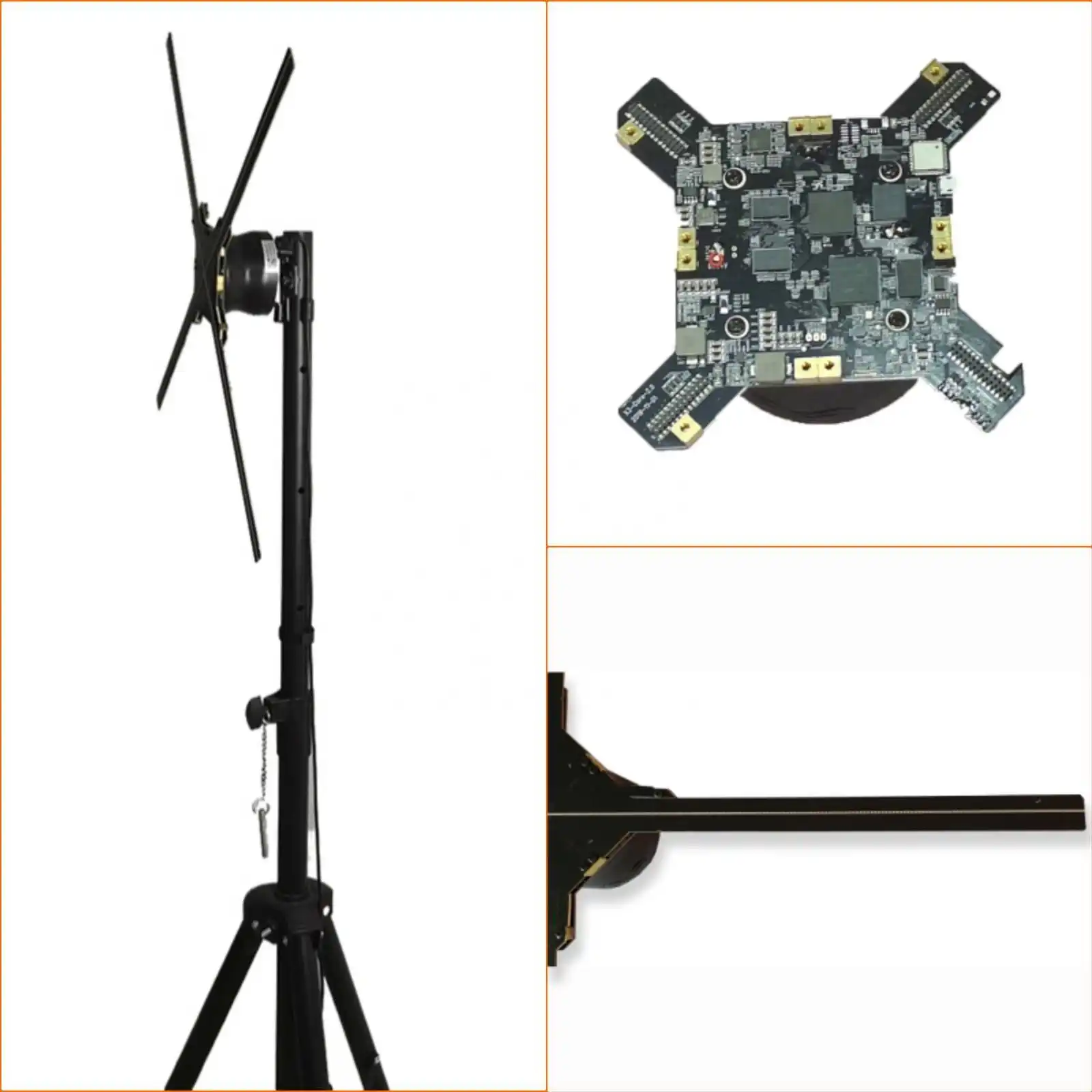 Outdoor air virtual advertising hologram led 3d holographic fan display machine 1