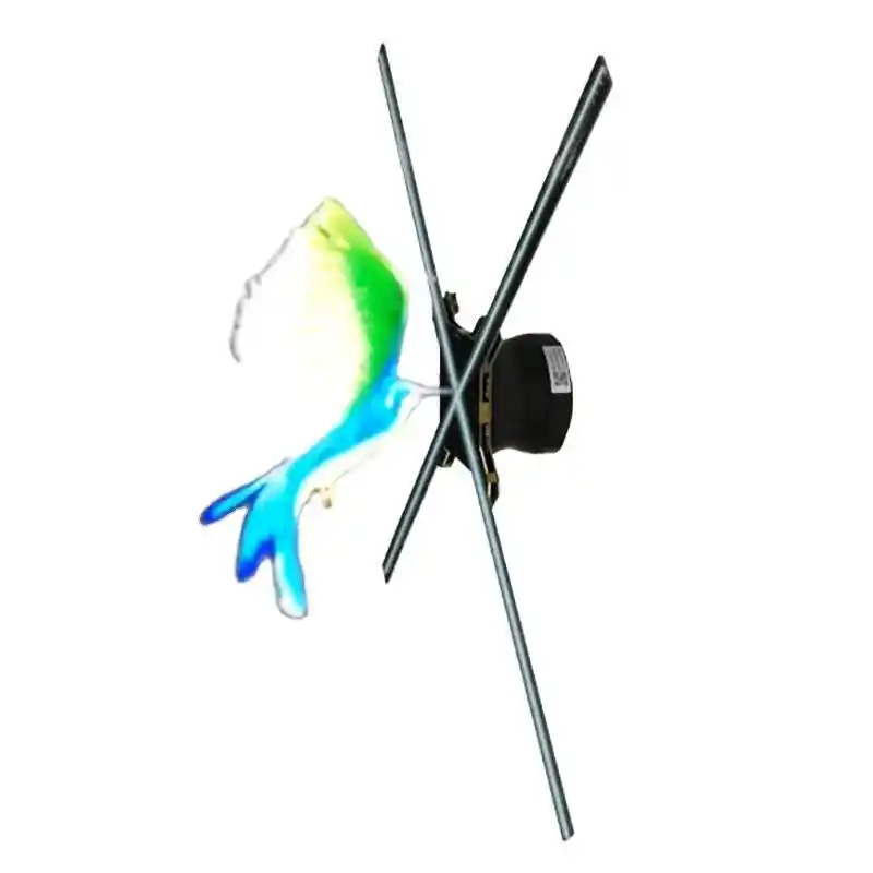 Ventilador de proyector 3D con holograma para publicidad, precios perfectos, productos, pantalla LED Wifi, China, 2500cd/m2, aire visible, 30000 horas, 65cm 1