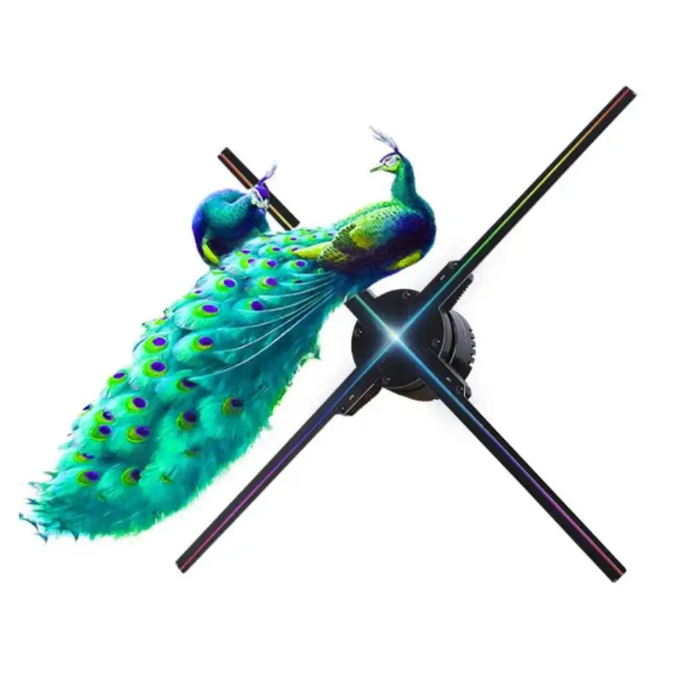 65cm Head Mount Splicing screen Hologram Advertising Fan Led Android 3d Holographic Display 1