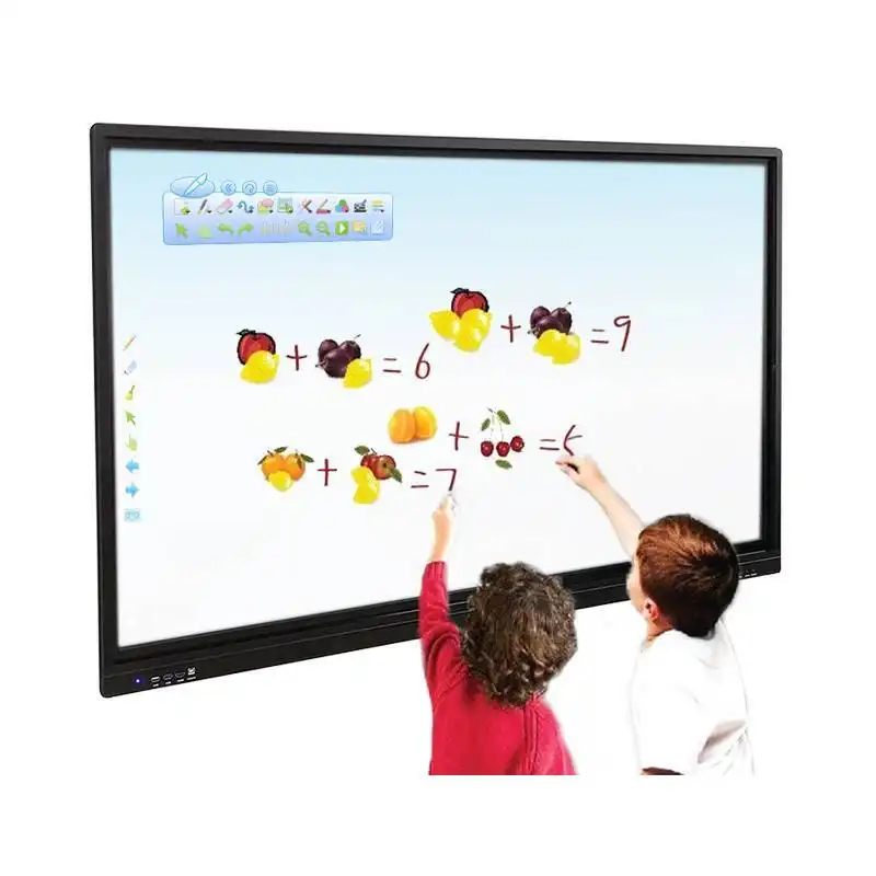 Low PriceClassroom Equipment 65 Inch All In One Computer Wall Mount Lcd Touch Screen MonitorWith Android Os Buit-in 1