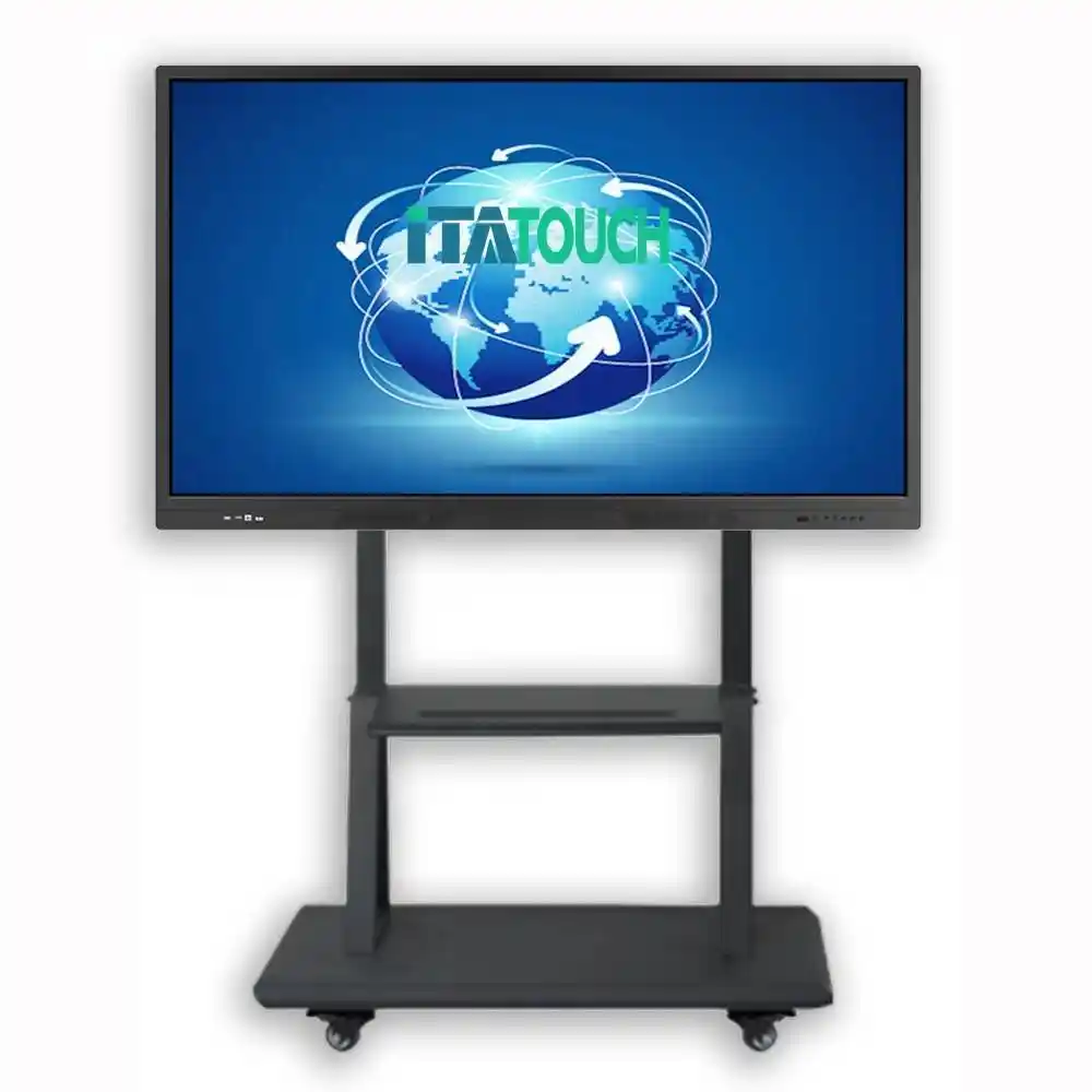 2020 pantalla táctil llevada Lcd superior del tablero de TV 4K Digital del OEM ningún proyector Whiteboard elegante 1