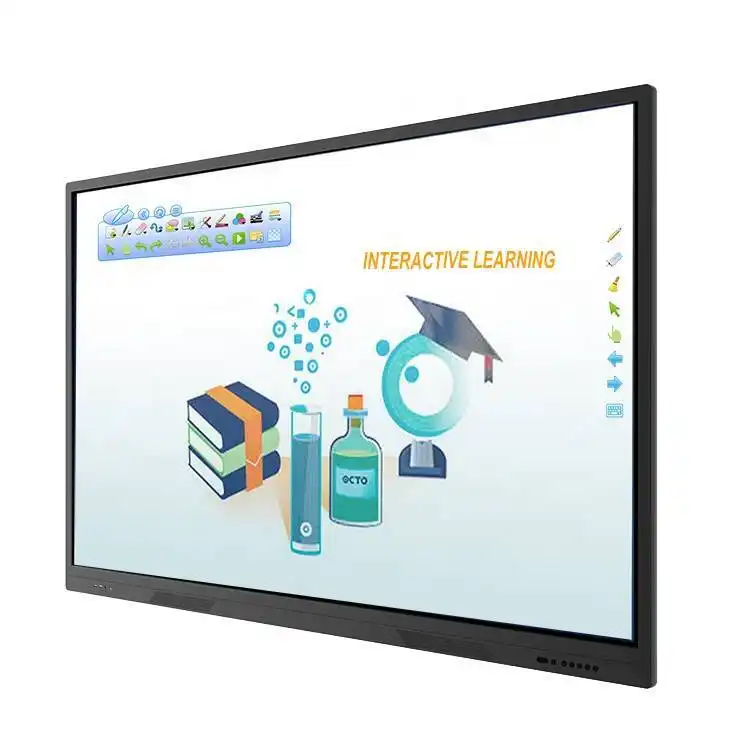 75 86 Inch Large Screen Smart Electronic Whiteboard Touch Board LED Interactive Boards For School 1