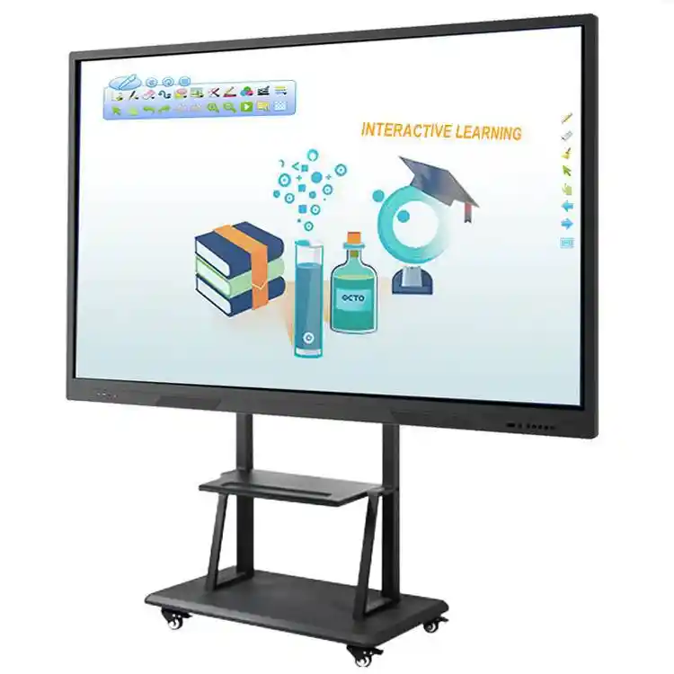 Precio de venta caliente 55 65 tablero inteligente interactivo de 75 pulgadas con pantalla plana de computadora incorporada 36 puntos en el mejor de los casos 1