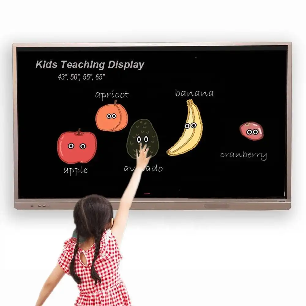 Factory Direct Sale OEM LED Sreen TV IR White board Interactive Smart Wwhiteboard For Classroom 1
