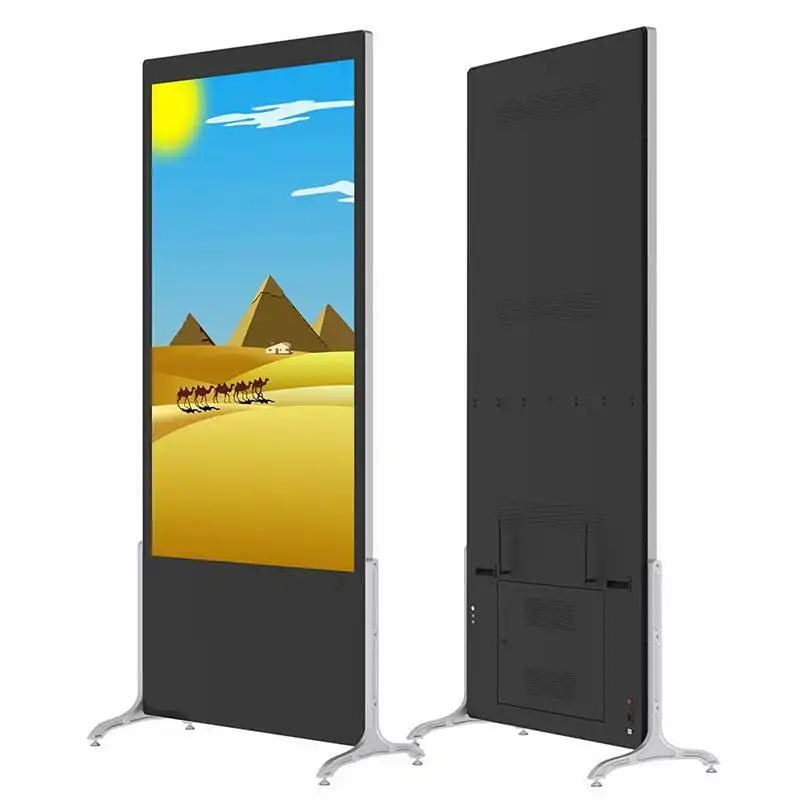 Low Price 55 Inch Floor Stand Kiosk Mall Digital Signage Totem Lcd Advertising Screens 1