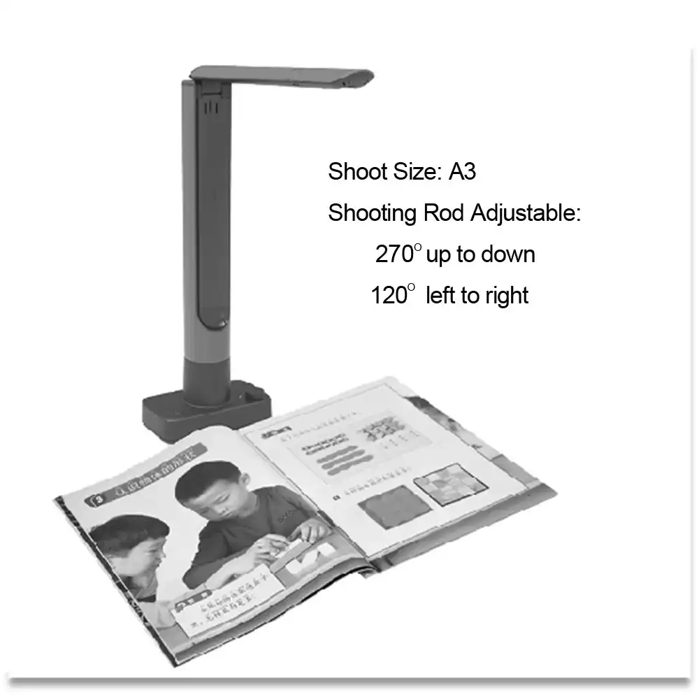 Wireless A3 Portable Digital Dental Projector Classroom Document Camera Visualizer Dual Mode, Wire & Wireless Wifi 5G A3/a4(max)1 1