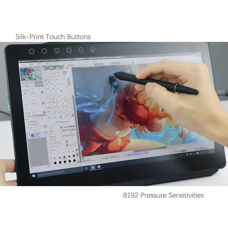 13.3 Pro Canvas Drawing Monitor 4K tableta gráfica con bolígrafo digital para CR Artist Designer 1