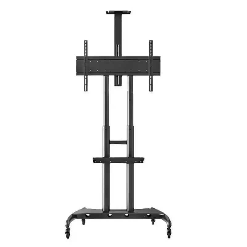 Precio al por mayor Soporte independiente móvil para carrito de TV, soporte para Monitor de televisores 1