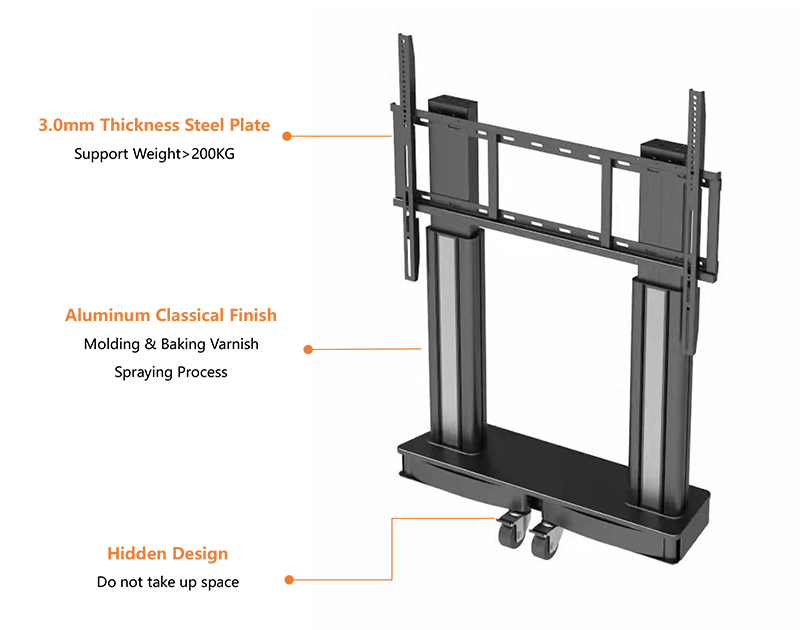 product-ITATOUCH-Classical 65 to 98 Inch Electric Motorized Universal TV Lift Cabinet Remote Adjusta