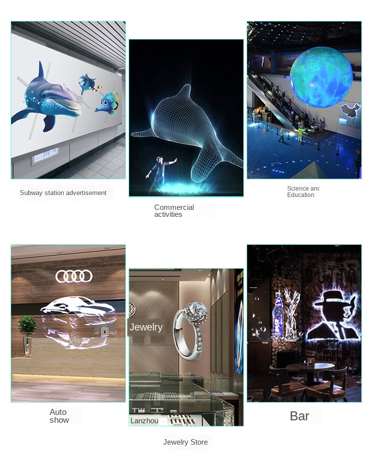Top Quality Customized 50cm Advertising Holographic LED Display 3D Hologram Fan with Cover From China Wholesale-ITATOUCH 9