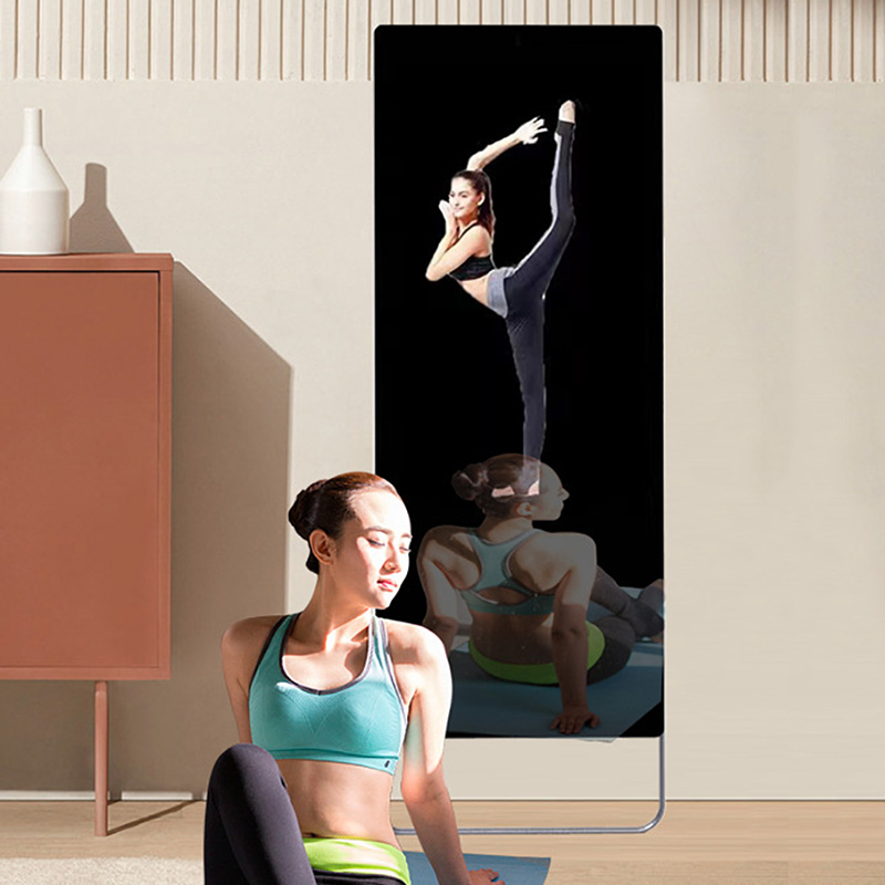 Best Sale LCD Screen Fitness Digital Magic Gym Indoor Workout Interactive Full Body Kiosk Smart Magic Display LED Mirror
