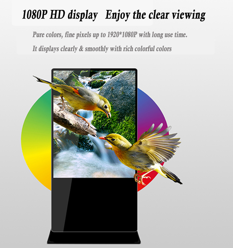 2022 new floor standing digital signage display, totem, lcd advertising kiosk