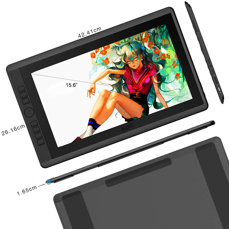 Professional Manufacturer Wholesale Prices 15.6 inch 1080P LCD Writing Graphic Tablet Digital Pen Artist Drawing Monitor
