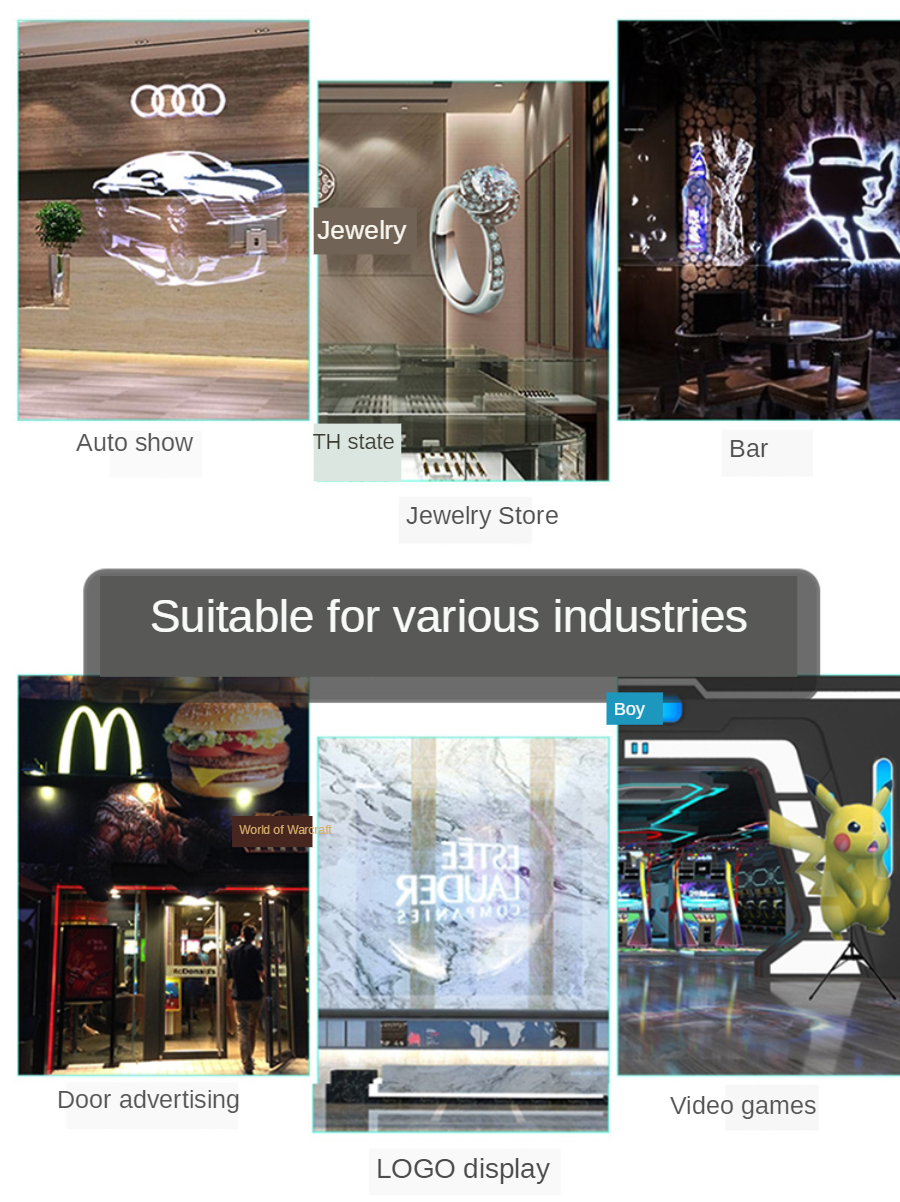Best Equipment Outdoor Hologram Projector Player 100cm 65cm Advertising Display 3d Holographic Fan With Christmas Ball