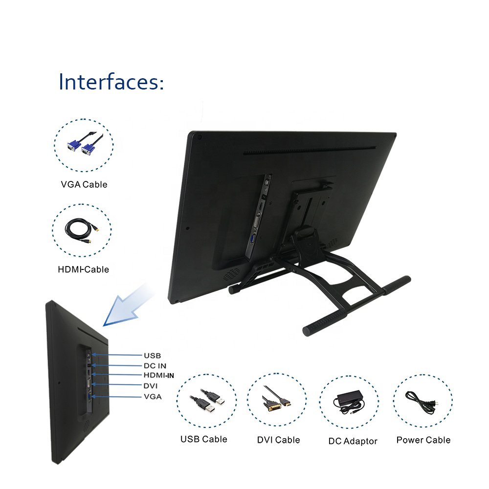 Factory Hot Sale Artist Professional Portable Pen Tablet Graphic Drawing Monitor