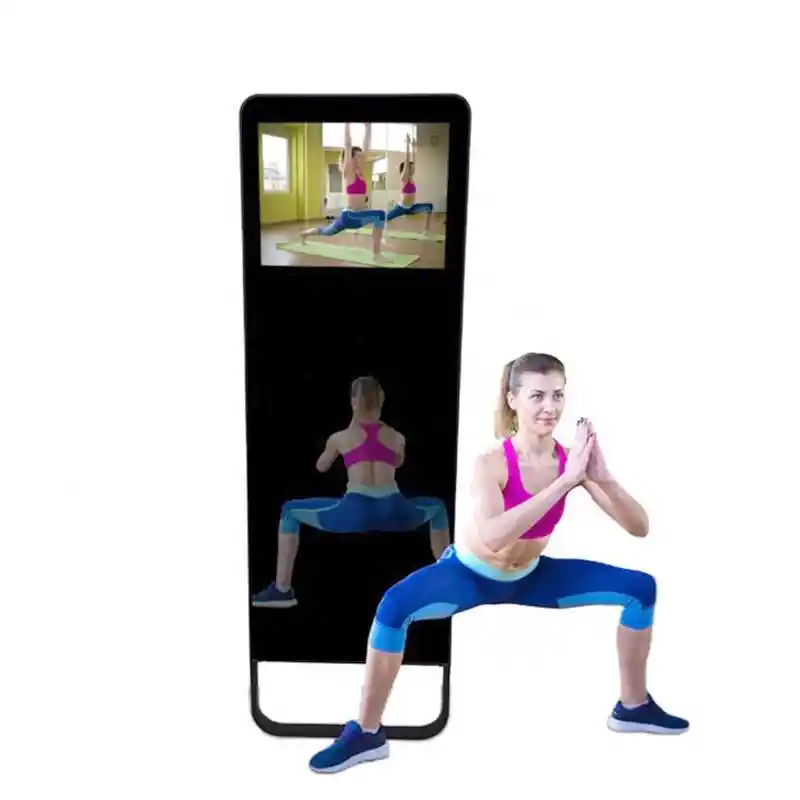 Gran oferta, precio, ejercicio mágico, Vertical, maquillaje de oficina, pared, gimnasio, Tonal, Android, espejo inteligente para Fitness con cámara 1