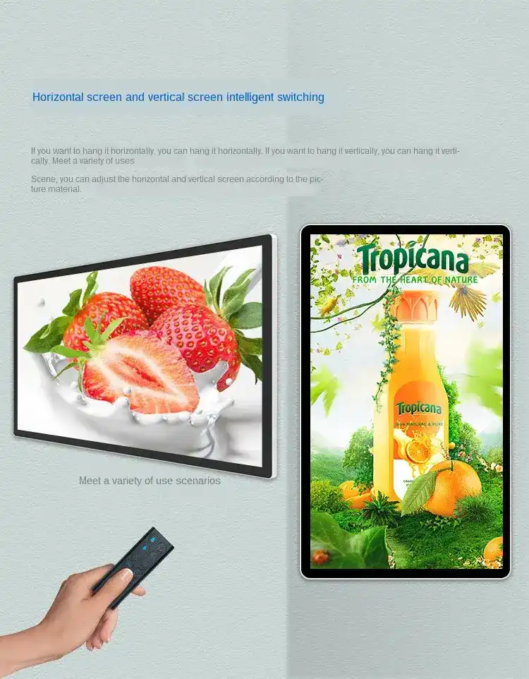 Pantalla de monitor de pared LCD de vídeo negra fiable y barata Kiosk Box 21,5 1