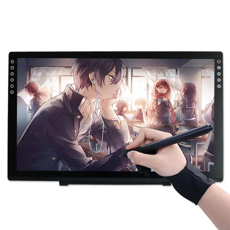 Factory 8192 Pressure Drawing Tablet Lcd Display Graphic Tablet Touch Pen Monitor21.5inch Digital Pen Table Monitor 1