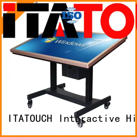 throw media touch screen video wall learning artist ITATOUCH company 1