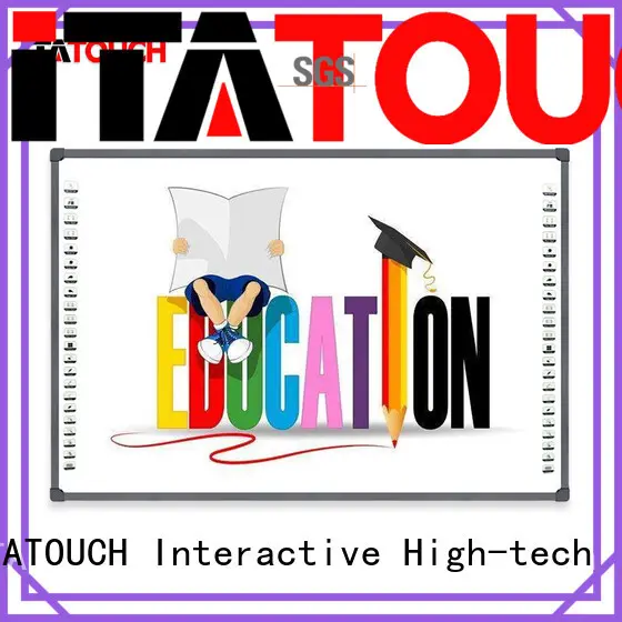 video wall flat panel display interactive panel laser ITATOUCH Brand touch screen video wall 1