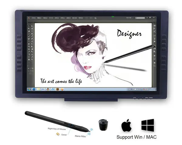 interactive graphic tablet monitor pen display for military 3
