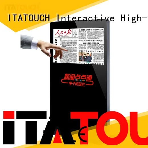 video wall flat panel display lan optical projected Warranty ITATOUCH 1