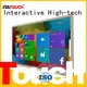 artist panels coffee touch screen video wall projected ITATOUCH Brand 1