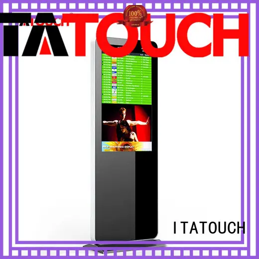 transferring android indoor laser touch screen video wall ITATOUCH 1