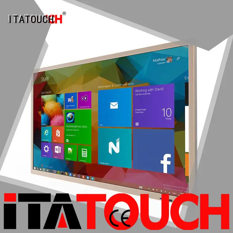 visualizer monitor touch screen video wall flip ITATOUCH 1
