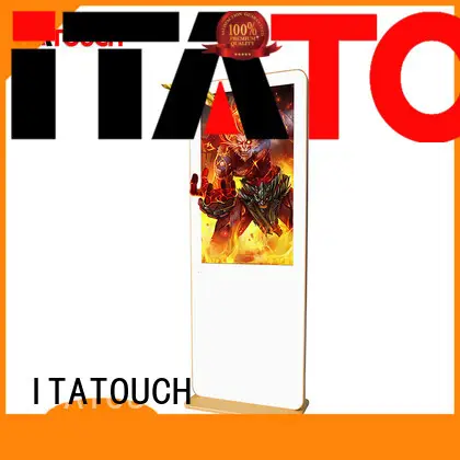 video wall flat panel display floor screen ITATOUCH Brand touch screen video wall 1