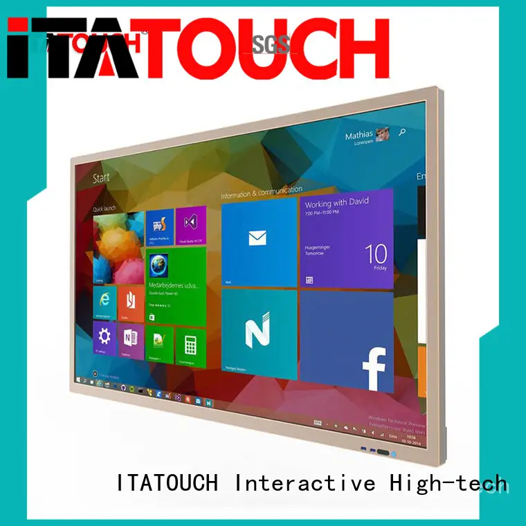 video wall flat panel display splicing ITATOUCH Brand touch screen video wall screen
 splicing
 panel 1
