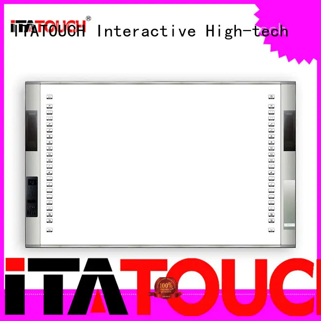 video wall flat panel display builtin school laser touch screen video wall manufacture 1
